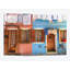 "Burano, Italy, Laundry Day" par Mark Paulda - reproduction d'art graphique sur toile-29279813-74729785-74730223