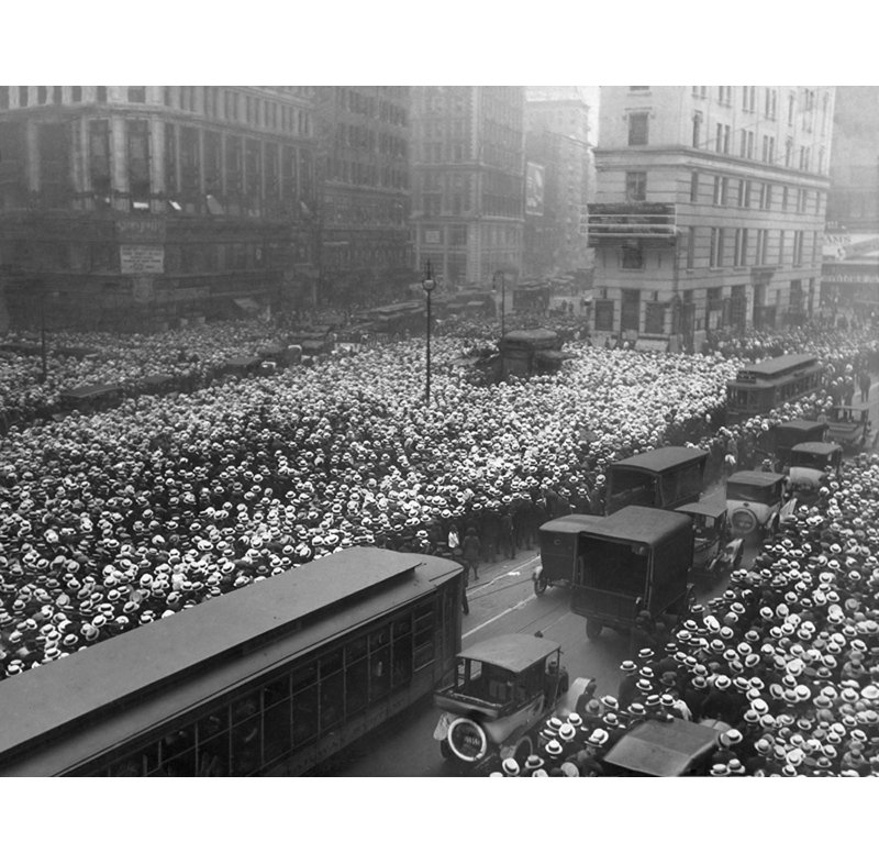 New York, Times Square - 1921, H 19 po x l 24 po