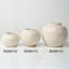 Approx. 8 Inches Off White Ceramic Round Jar