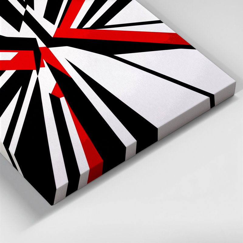 «Abstract Shapes 66», art mural sur toile bleue, H 14 po x l 11 po