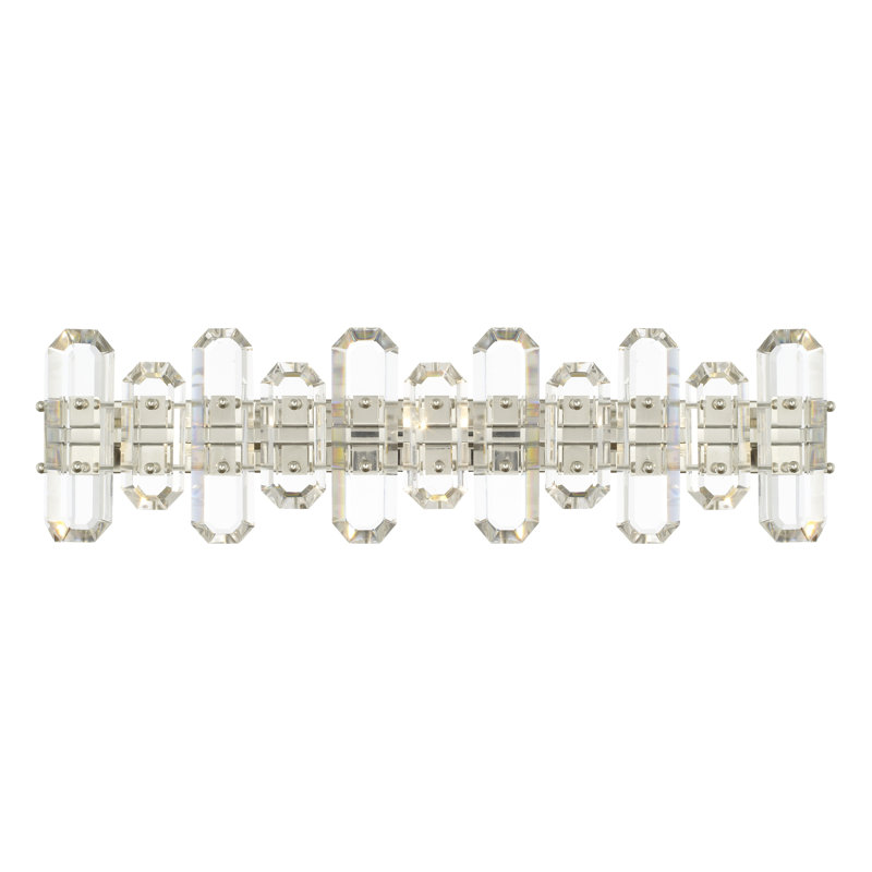 Demitrius 3-Light Vanity Light, Polished Nickel