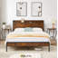 Bed Frame With Charging Station-55343207-55343206