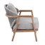 Fauteuil club d'extérieur en corde Orla, ensemble de 1-92976048