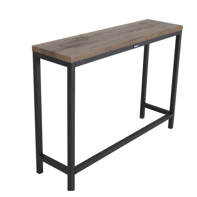Tommy 110cm Console Table, Black, Nature