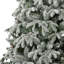 Sapin artificiel enneigé 7,5 pi Krystelle, pré-éclairé avec 500 lumières DEL blanc chaud