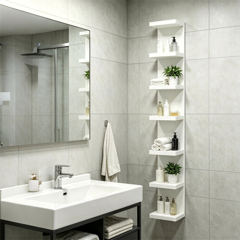 7 Tier Wall Floating Shelf