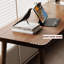 Bureau d'écriture en bois massif en L de couleur châtaignier clair-457476260-457476264