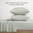 100% Cotton Percale Brushed & Washed 4 Piece Sheet Set-116302328-116250214