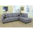 Grey Linen Larelle 103.5" Wide Sofa & Chaise-497679984-445747208