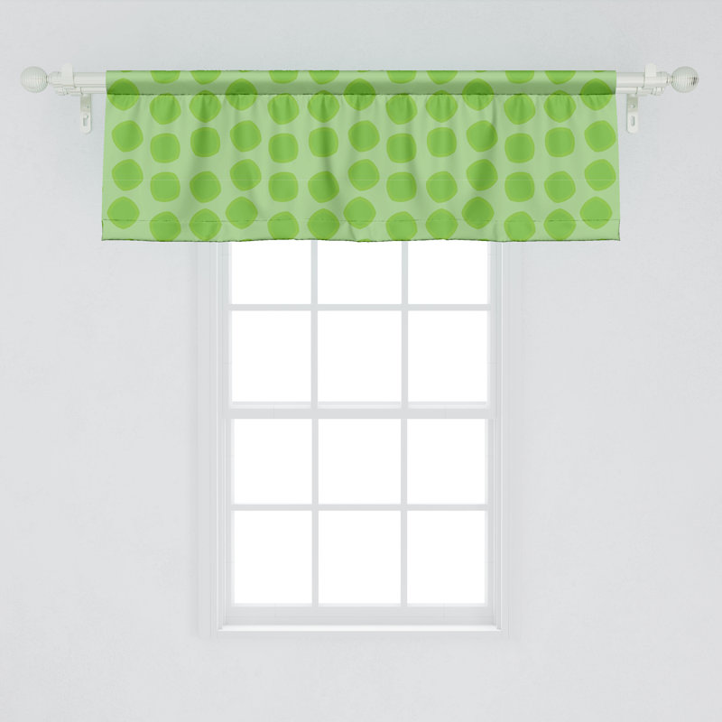 Ensemble de 2 cantonnières Ambesonne Lime Green