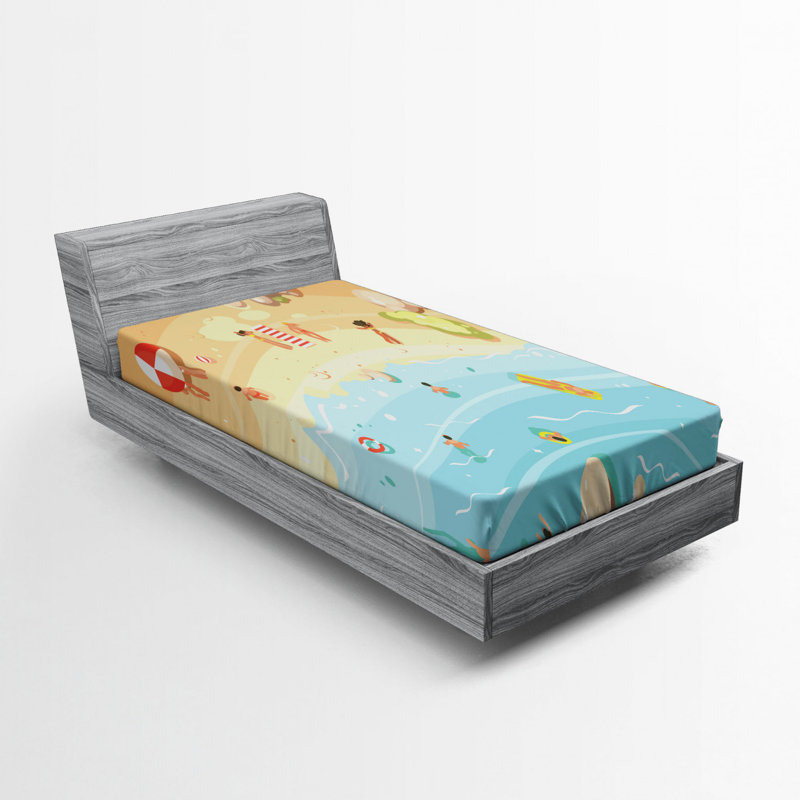 Microfiber Fitted Sheet, Twin Fitted Sheet