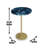 Ramsie Pedestal End Table