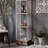 White Solid Wood + Iron Display Cases