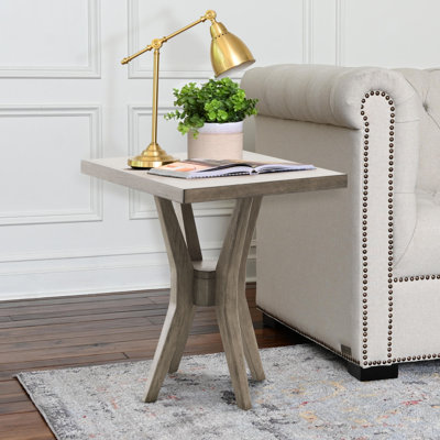 Camino Solid Wood Top End Table