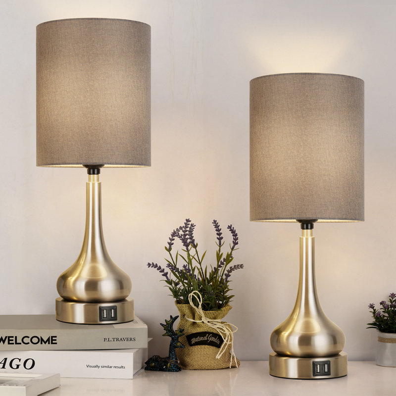 Bowleg Metal USB Table Lamp