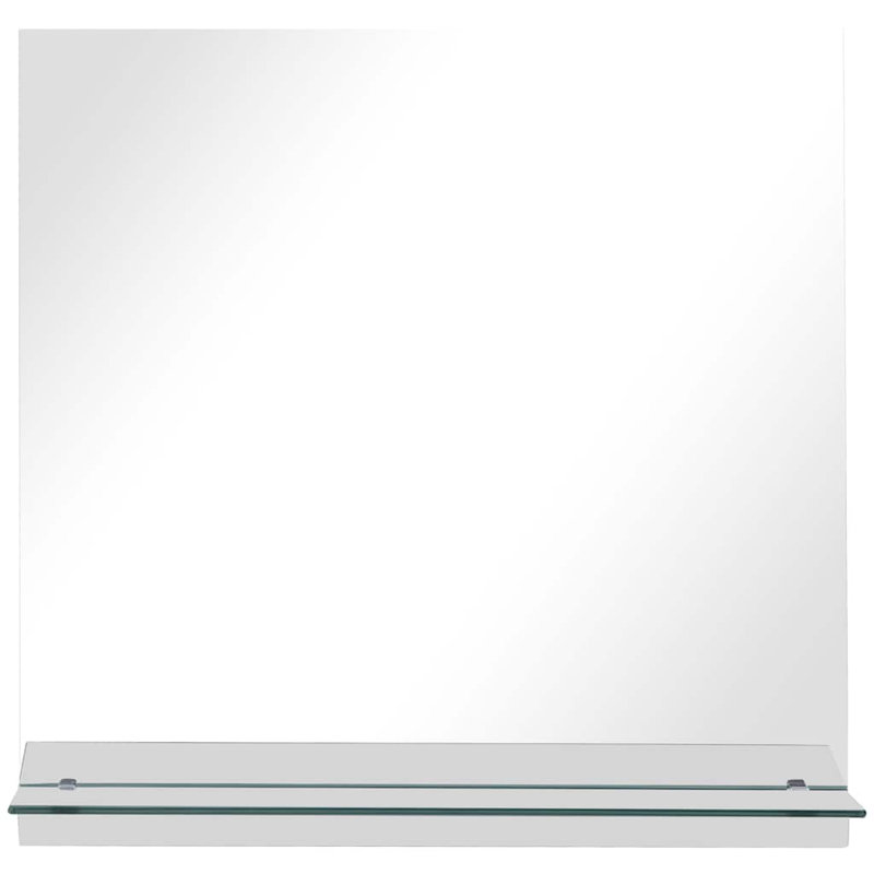  Miroir mural transparent en verre trempé 23,6 po x 23,6 po, 23,6 po x 23,6 po