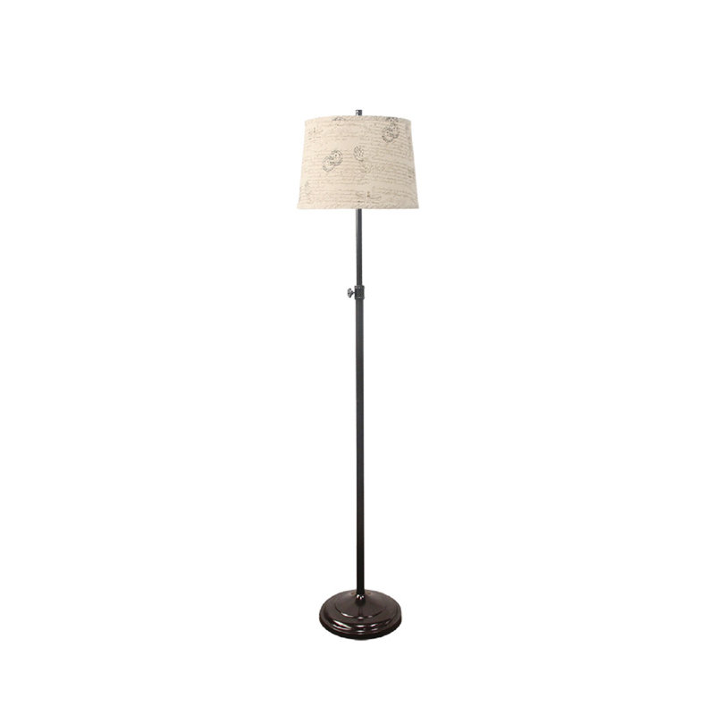 Lampe sur pied 62 po Encanto, Scénario brun, Bronze frotté à l'huile