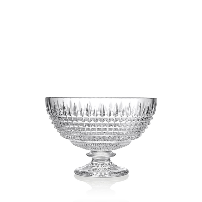 Lismore Crystal 12in Footed Vase