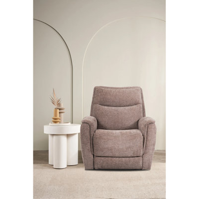 Fauteuil inclinable pivotant en microfibre Cozy