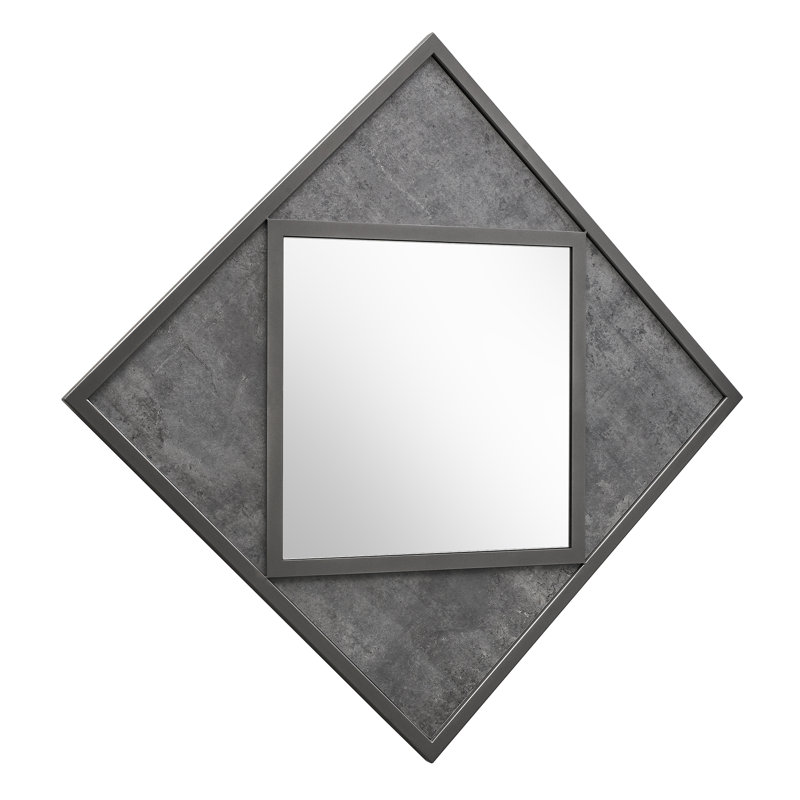 Strader Metal Flat Wall Mirror