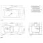 Cube 72'' L Freestanding Soaking Bathtub-2134624904-2134624916
