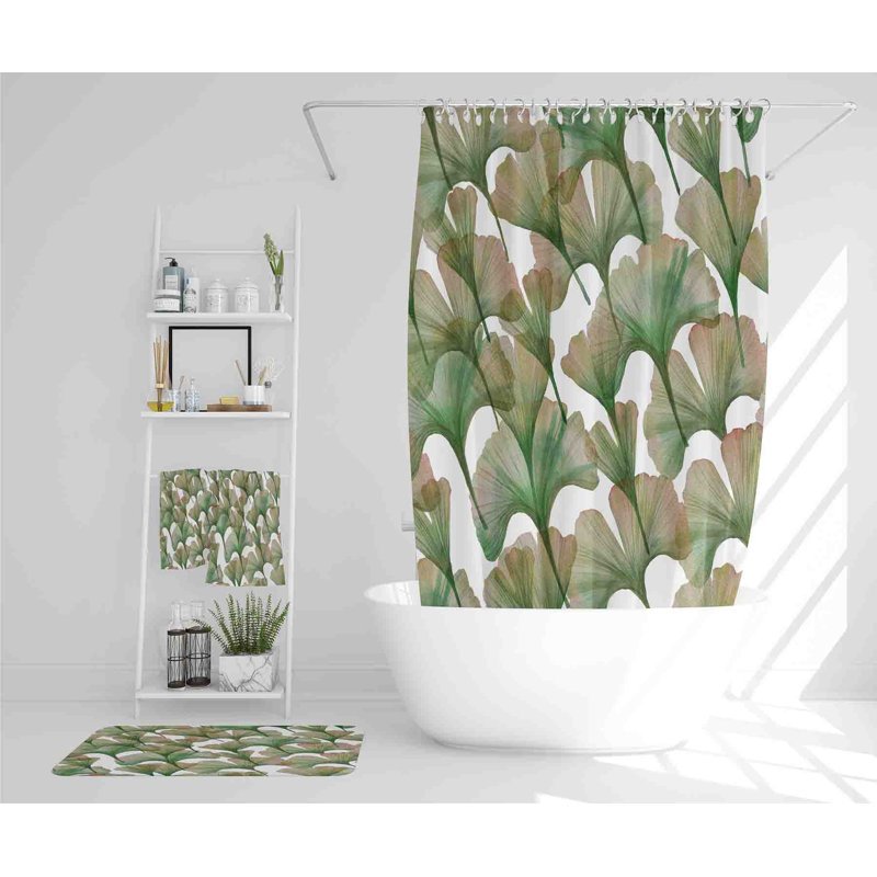 Nasere Polyester Shower Curtain Set