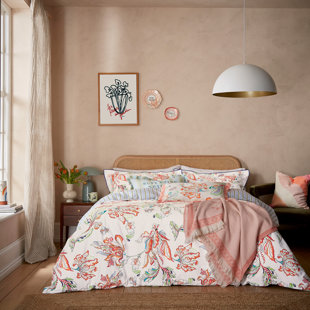 Signature Floral Cotton Cover Set