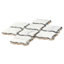 Tahitian Pearl 14" x 14.5" Glass Satin Mosaic Wall Tile-69899943