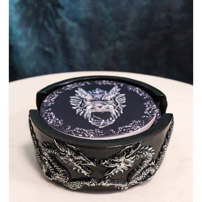 Ensemble de sous-verres Harolyn avec support