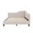 Stylish L-Shaped Flax Daybed On Sturdy Wooden Legs-385189024-385189025