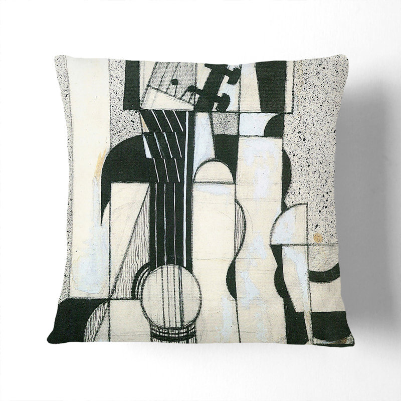 Square Cushion, Black, 55cm H x 55cm W x 20cm D