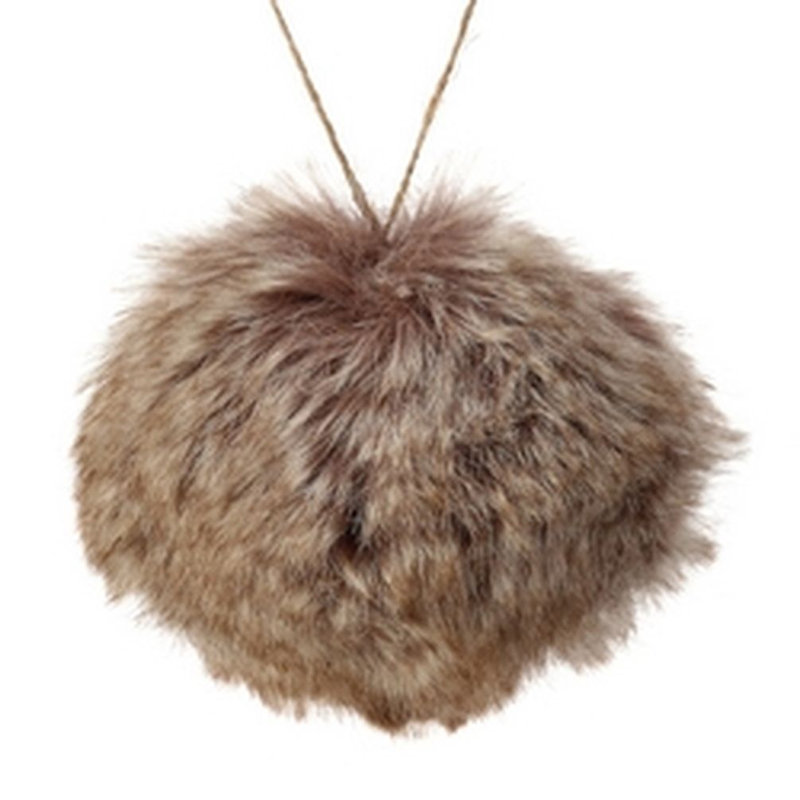 4'' Fabric Shatterproof Ball Ornament