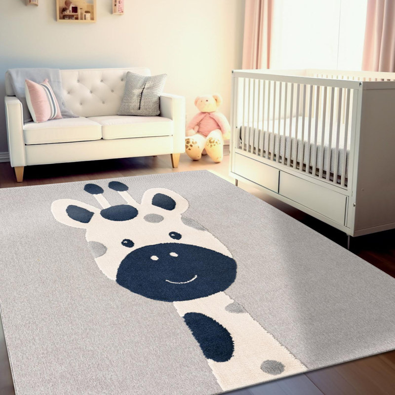Unique Loom Evermoor Whimsy Kids Rug, Square 7'10"