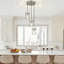 Levona 3-Light Water Hammered Dimmable Glass Kitchen Island Pendant-425767658