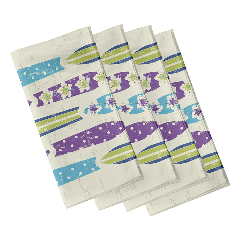 Ensemble de serviettes 4 pièces Valleywood Dean, L 18 po x L 18 po, Mauve