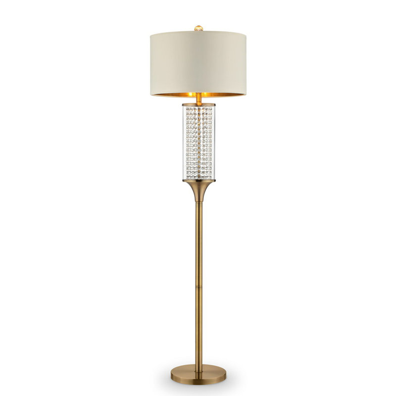 Lampe sur pied en cristal 62,25 pouces Pluviam
