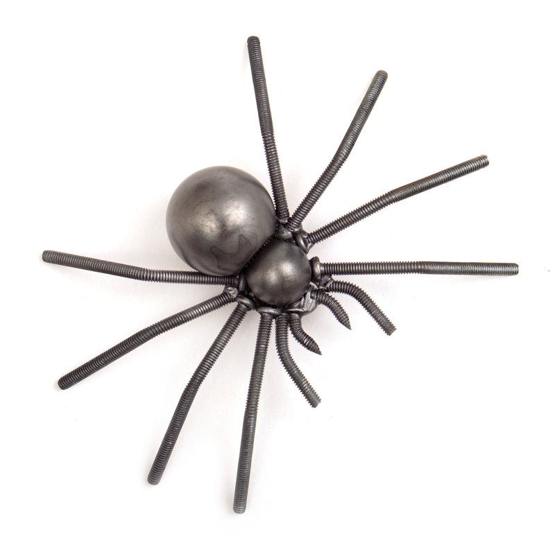 Novica Handmade Tiny Tarantula Recycled Metal Figurine