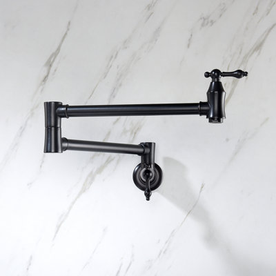 Wall Mount Folding Kitchen Pot Filler Faucet