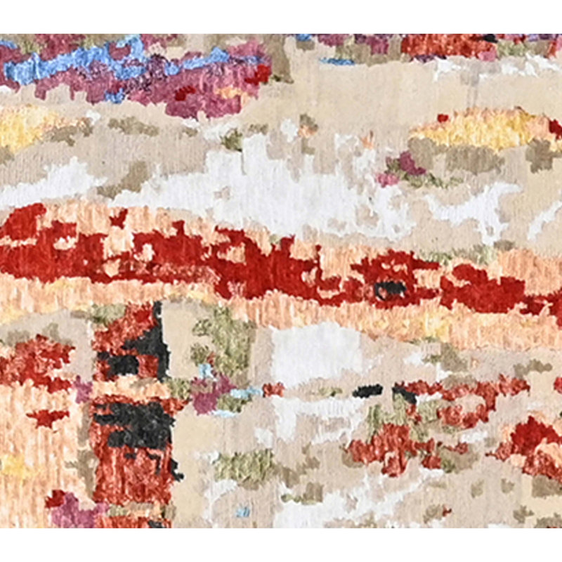 Tapis rectangulaire noué à la main, Rectangle 12 pi x 15 pi