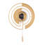 18Inch Modern Decorative Non-Ticking Wall Clock with Pendulum