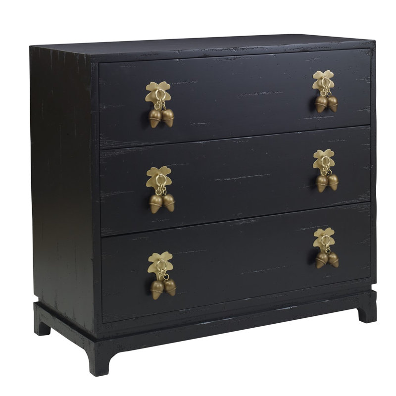 Acorn Accent Chest, Ebony
