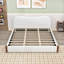 Lit plateforme tapissier en bois avec tête de lit-129493812-129493814