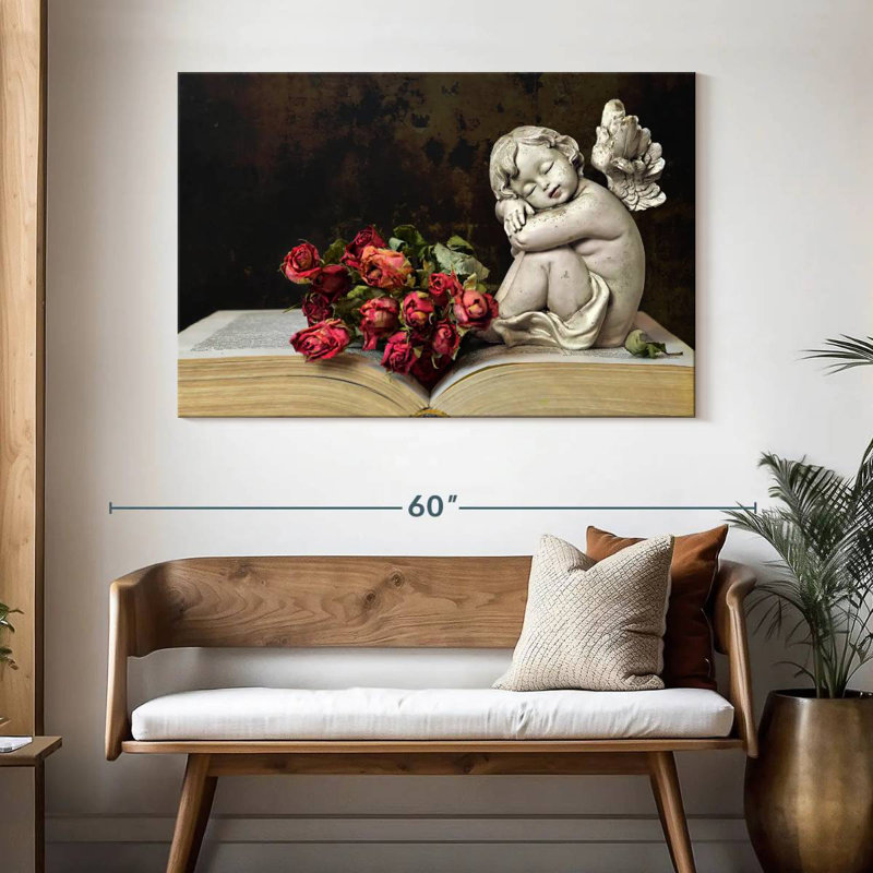 Leisha Cherub, 32" H x 48" W