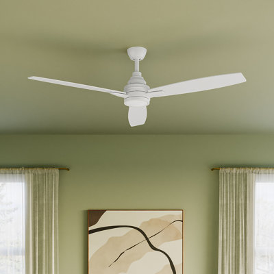 Ventilateur de plafond à trois pales à DEL de 60 po Gaze Collection
