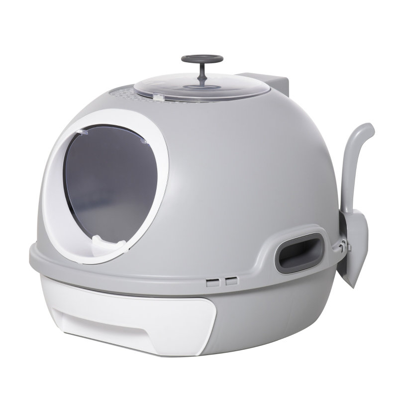 Polypropylene Enclosed Litter Box with Scoop