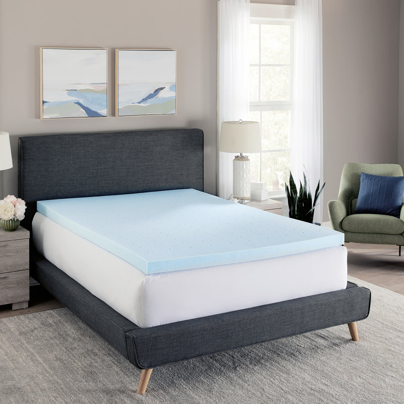 Twin 3" Gel-Infused Memory Foam Mattress Topper