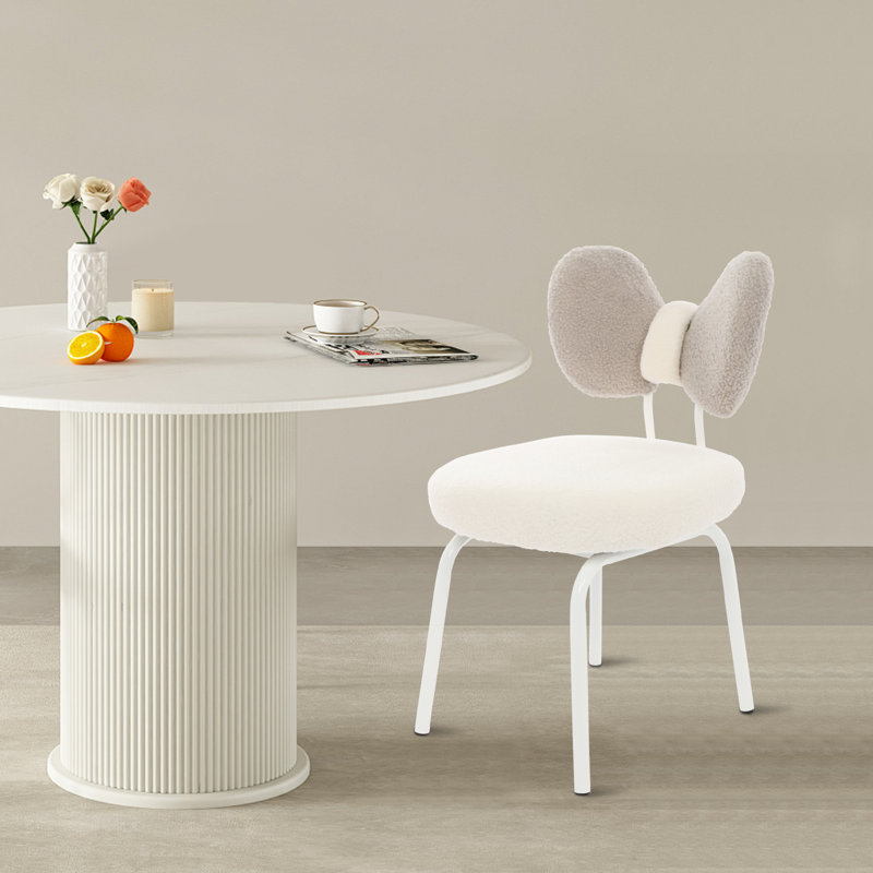 Tabouret de coiffeuse avec dossier Elegant Butterfly 