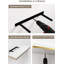 Ensemble de 2 tablettes flottantes blanches modernes flottantes pour mur de 24 po de long