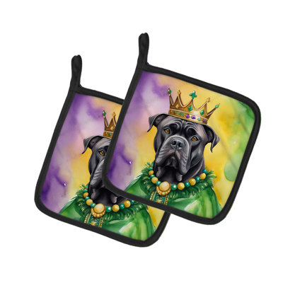 Paire de poignées Cane Corso King of Mardi Gras