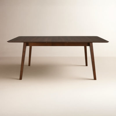 Doge Indoor Walnut and Wood Extendable Dining Table